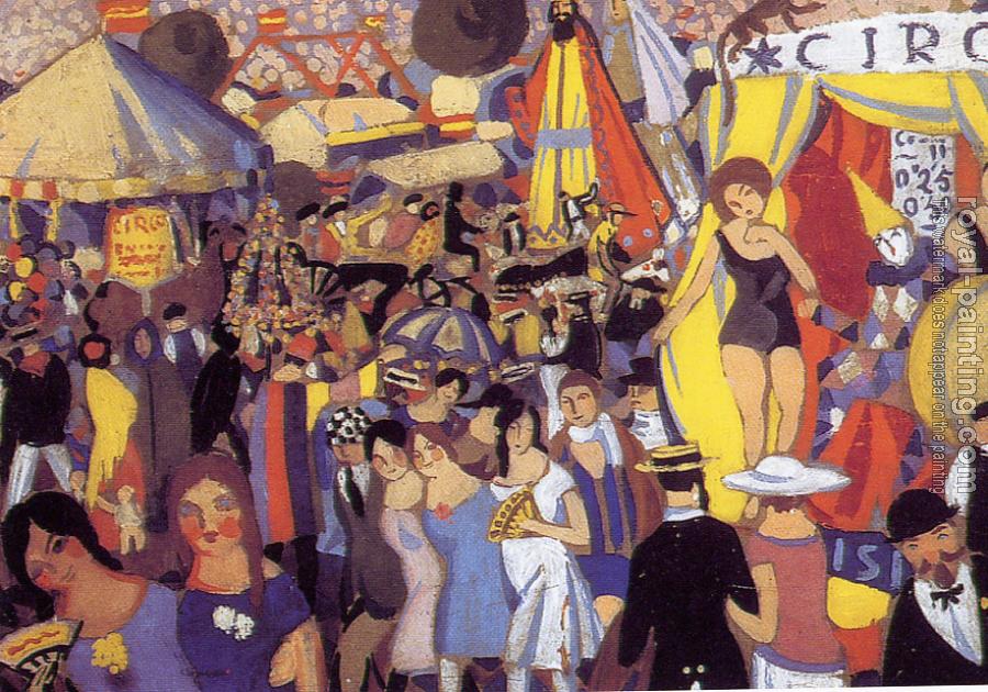 Salvador Dali : Santa creus festival in figueras, the circus
